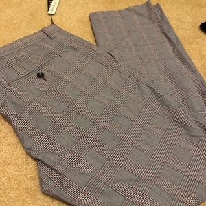 Paisley and Gray plaid pant 36x32